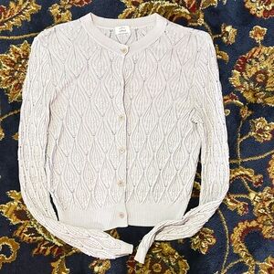 Wilfred by Aritzia Textured Lavender Cardigan
